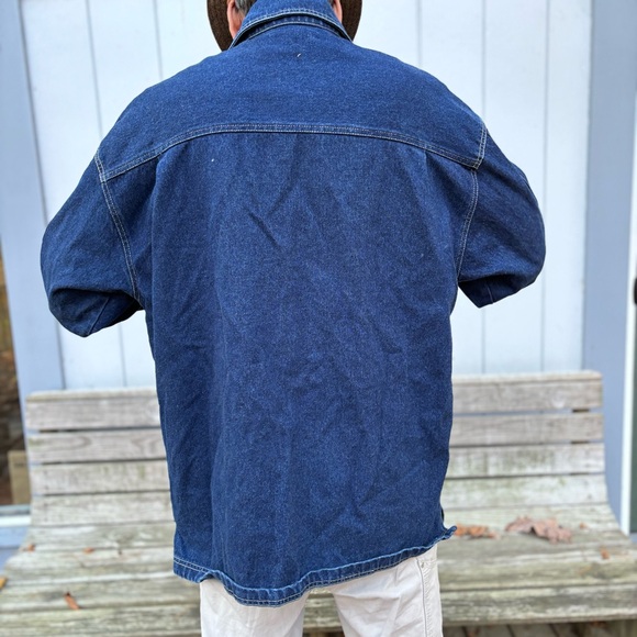 BOXX JEANS Rough Wear (NY USA)—Denim Jacket—Men’s XL—Vintage/Y2K—Loose Fit—VG+ - Picture 3 of 15